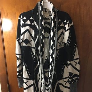 Long cardigan sweater